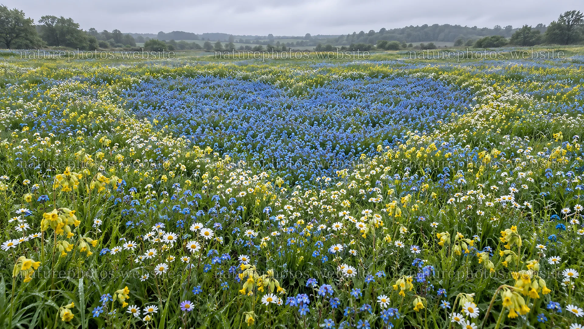 Colorful Wildflowers Across a Meadow – nature photos 10324x5812