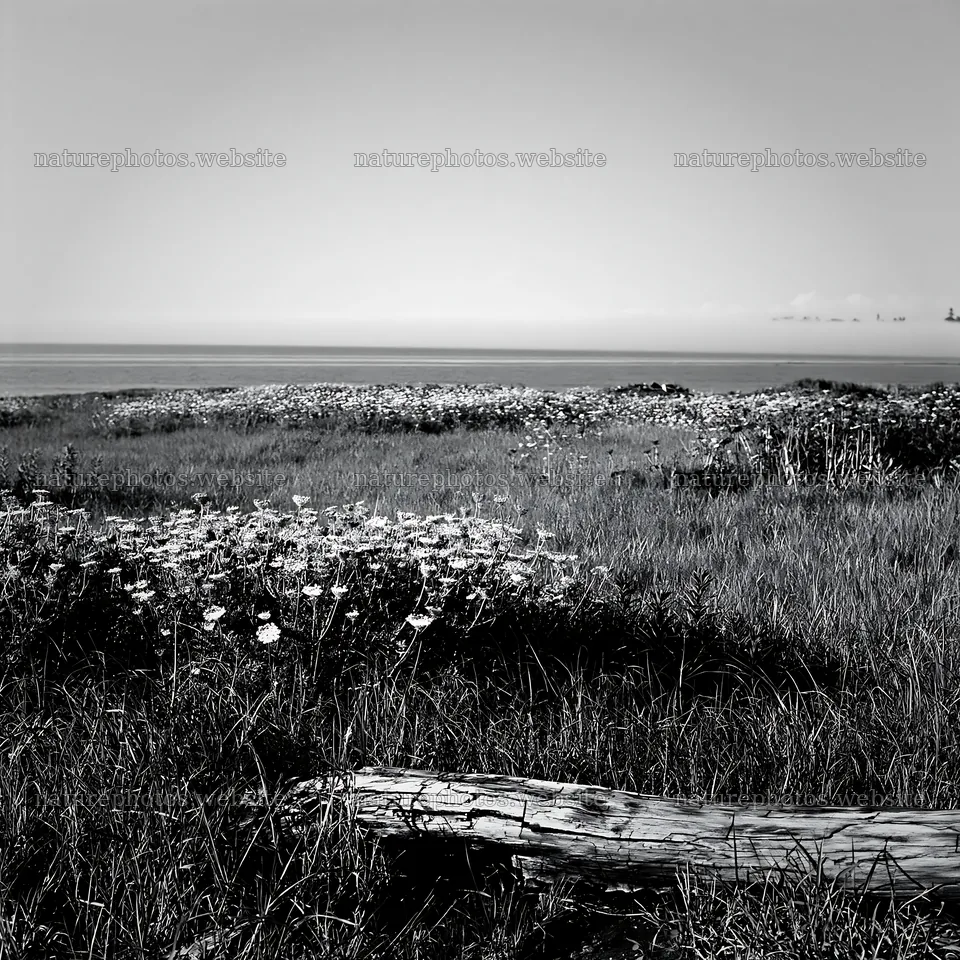 Chiba coastal climate meadow driftwood foreground – nature photos 7938x7938
