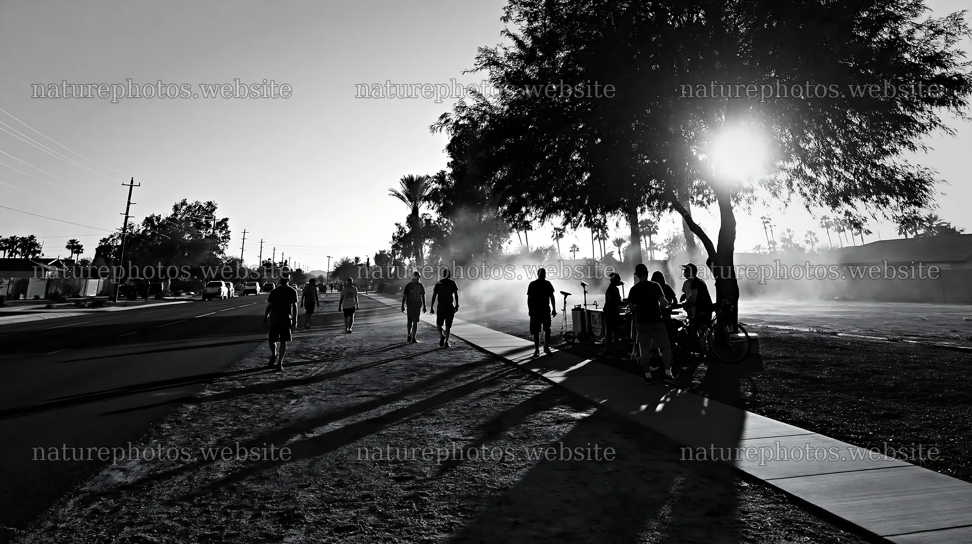 Street outreach during intense desert heat – nature photos 10608x5938